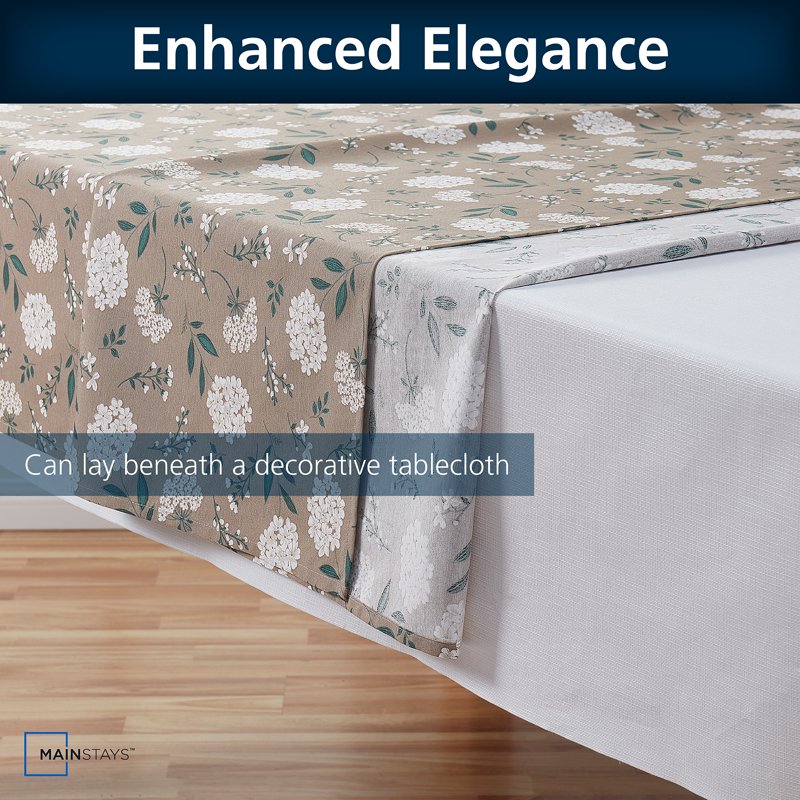 PEVA Table Pad 60x84" - Heavy Duty Table Protector with Flannel Backing