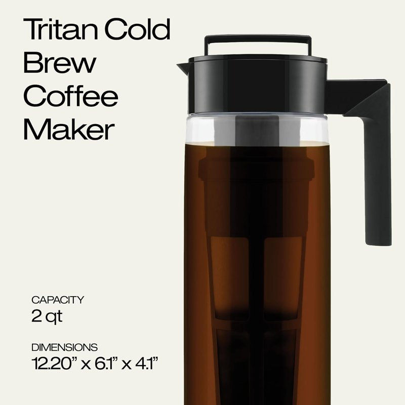 Deluxe Cold Brew Coffee Maker - 2 Quart, Black