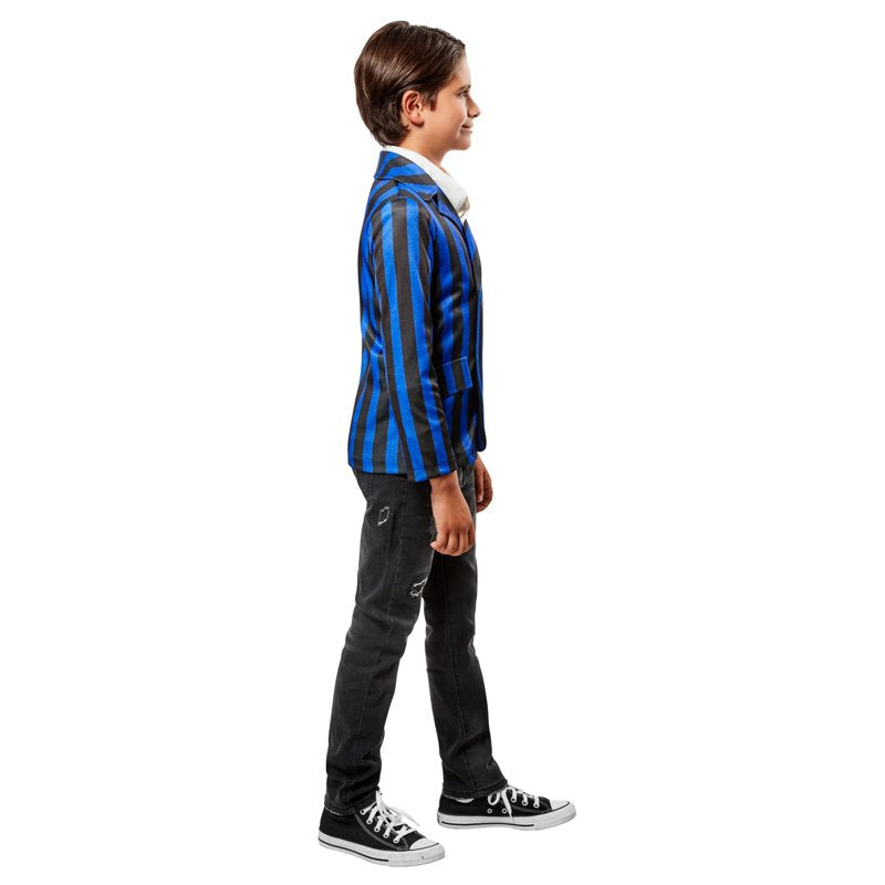 Kids Wednesday Nevermore Academy Uniform Jacket - Large, Black & Purple