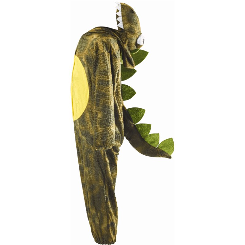Toddler Roaring Rex Dinosaur Costume 2T - Green Hooded Jumpsuit for Halloween & Play