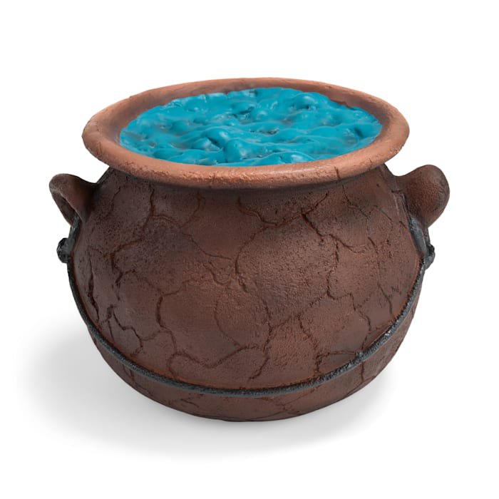 Large Reptile Hideaway Cauldron Habitat for Halloween, Secure Shelter