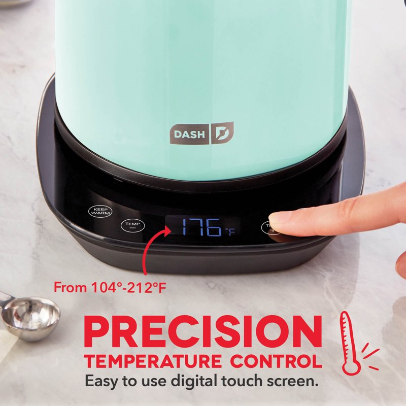 1.7L Insulated Electric Kettle - Matte Aqua
