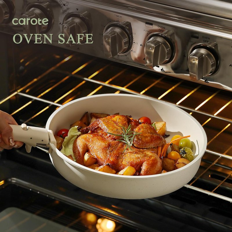 Universal Removable Handle for Pots and Pans - White