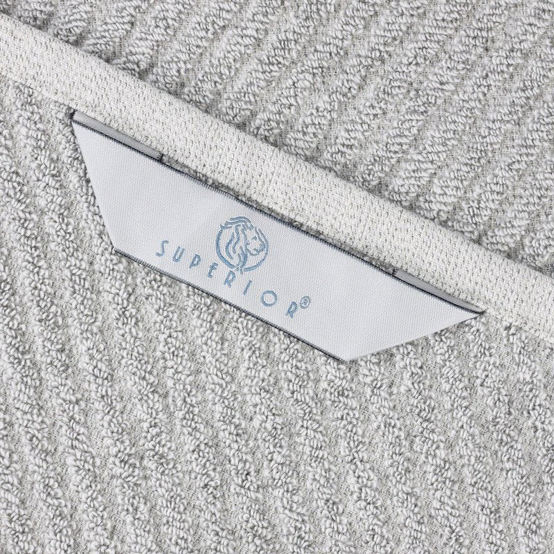 Hand Towel Set - 6 Pack, Platinum, Viscose Cotton Blend Medium Weight - Variation of THIS listing