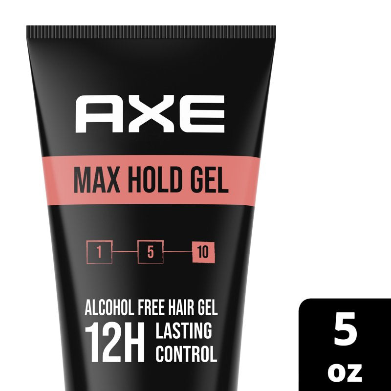 Max Hold Hair Styling Gel - Alcohol-Free, 5 oz for All Hair Types