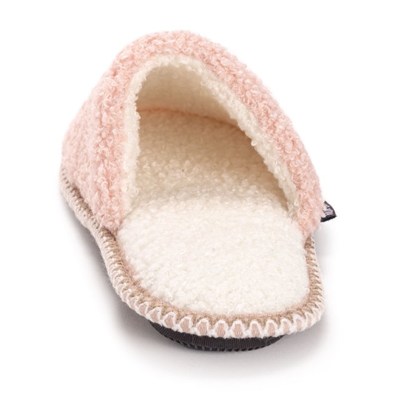 MUK LUKS Women's Punch Needle Slippers Cowgirl Ghost S (5-6) Fall Halloween Novelty