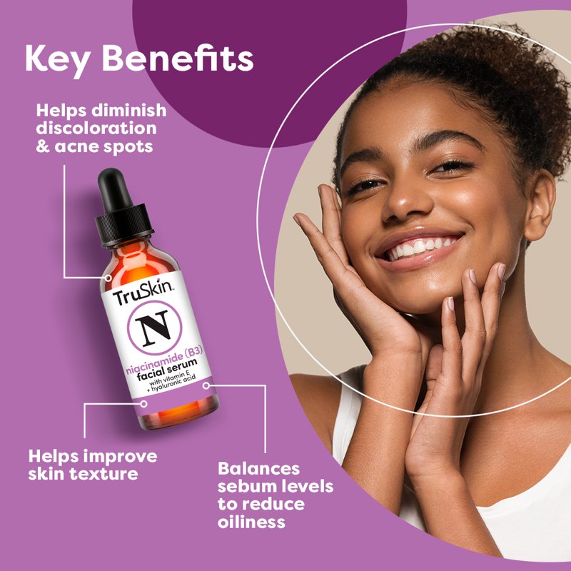 Niacinamide Face Serum with Zinc and Hyaluronic Acid for Brightening Skin