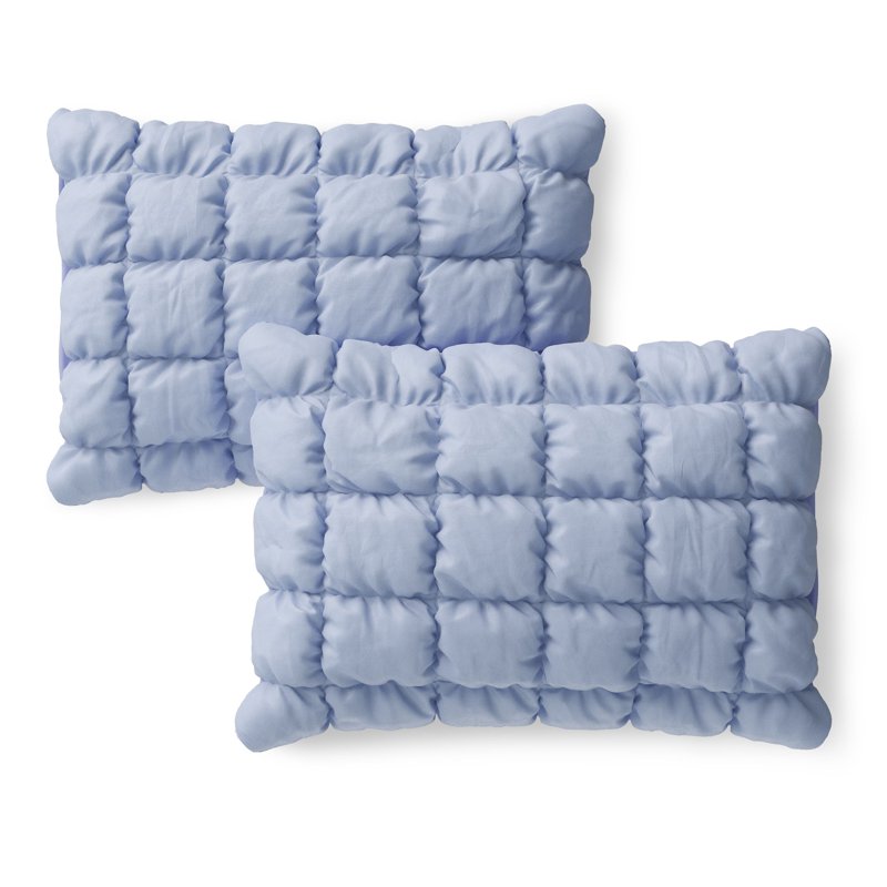 Kids Light Purple Puffy Comforter Set Full/Queen 3 Pieces - Soft Microfiber Bedding