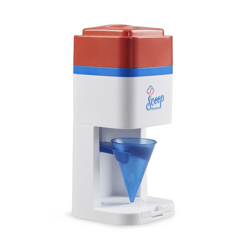 Electric Snow Cone and Shaved Ice Maker - Red Kitchen Machine