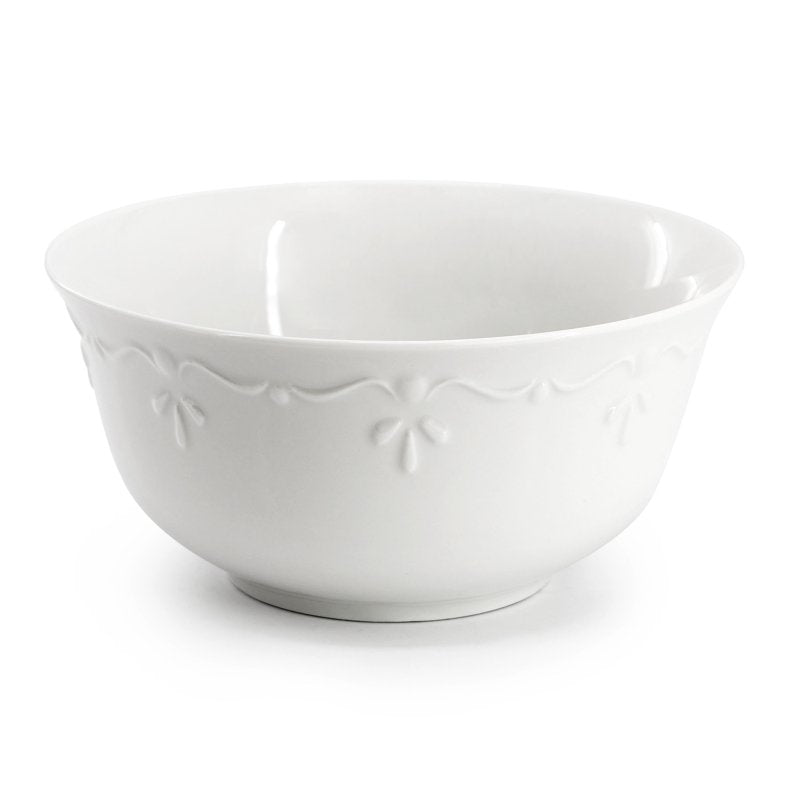 16-Piece Porcelain Dinnerware Set - White