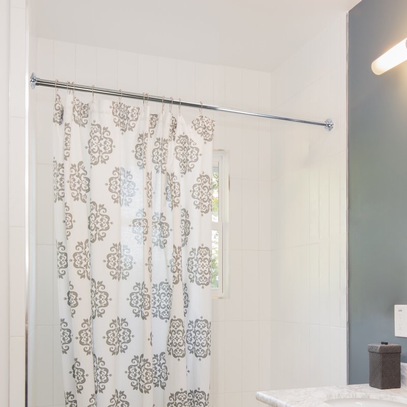 72-Inch Stainless Steel Shower Rod 5-Pack - Polished Chrome - Design House