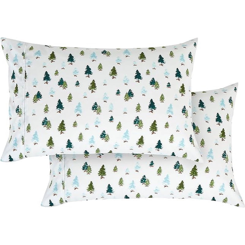 Full Twill Tree 6-Piece Bedding Set - Wrinkle & Fade Resistant Comfort