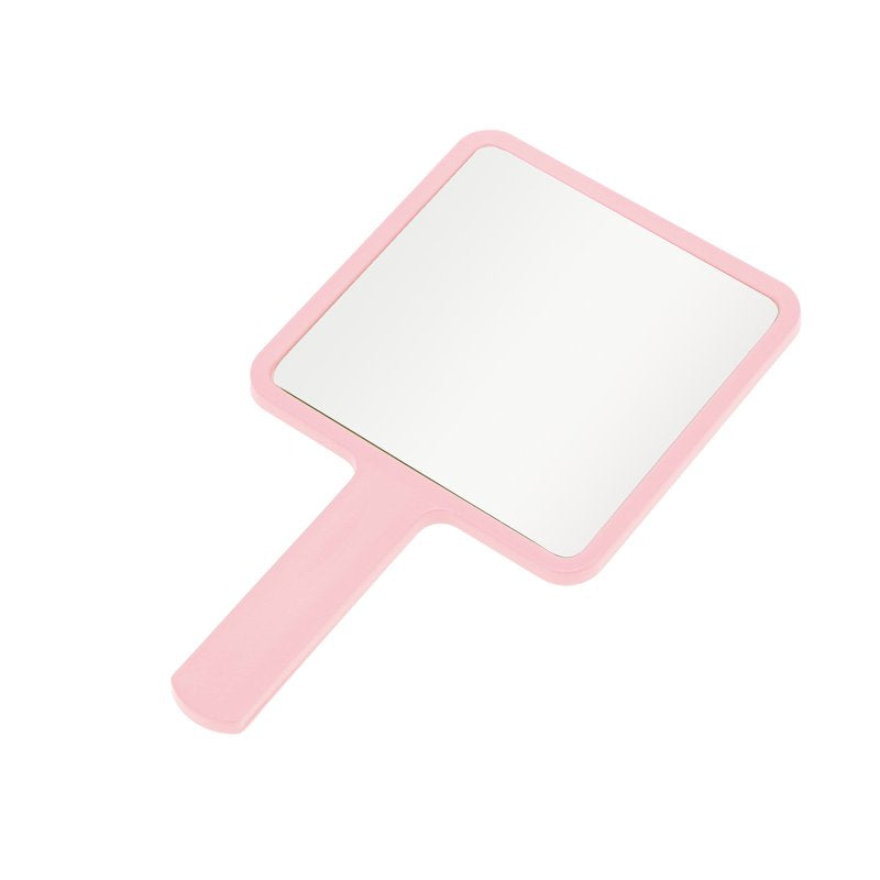 2pc Square Handheld Makeup Mirror Set - Portable Personal Grooming Tool