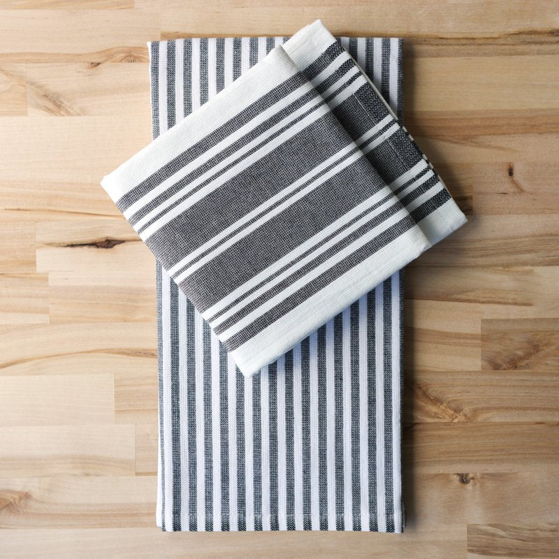 Culinary Kitchen Towels - 2 Pack, Rich Black - Extra Absorbent