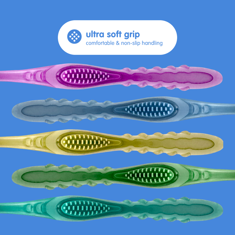 Sensitive Complete Clean Toothbrush Set - 10 Pack with Tongue Cleaner