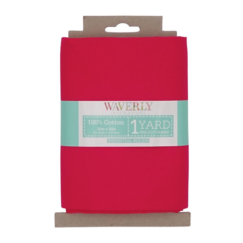 Cotton Fabric Lipstick Color 1 Yard for Quilting & Sewing - Waverly Inspirations