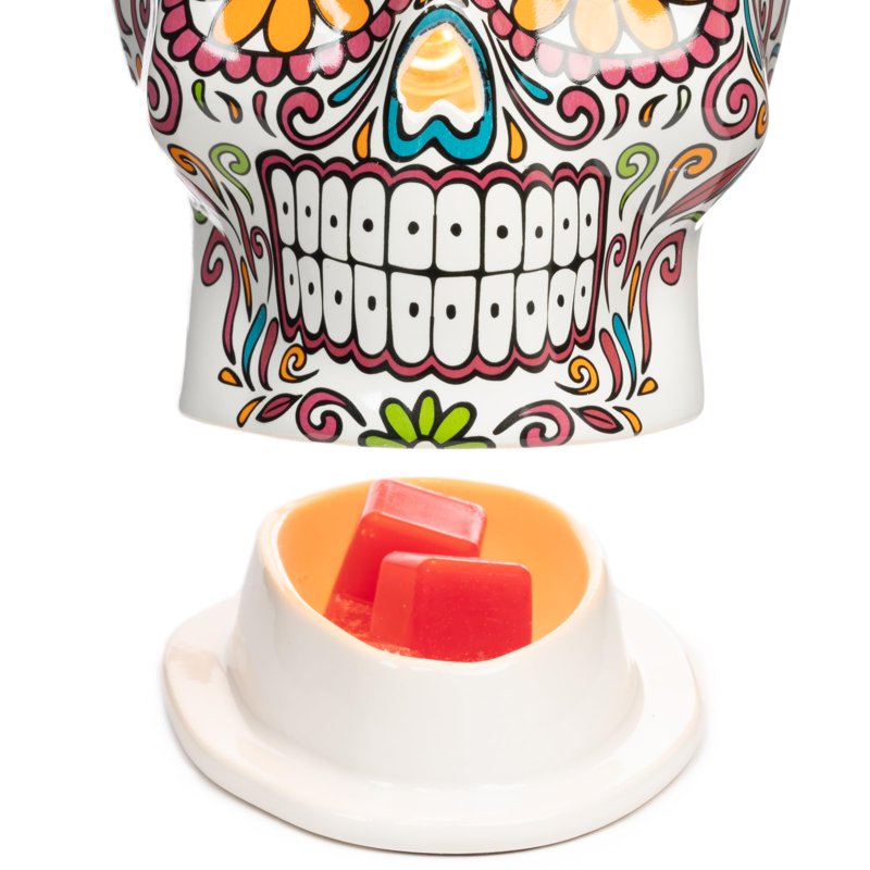 Vistoso Day of The Dead Wax Melt Warmer - Scented Wax Cube Candle Dispenser