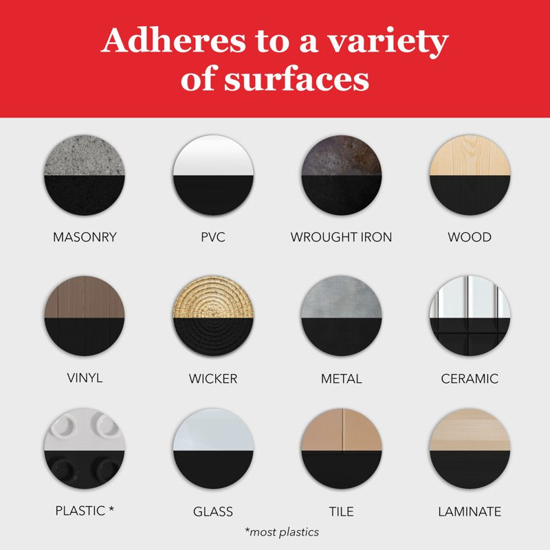 Krylon Fusion All-In-One Spray Paint, Satin Black, 12 oz - 2 Pack