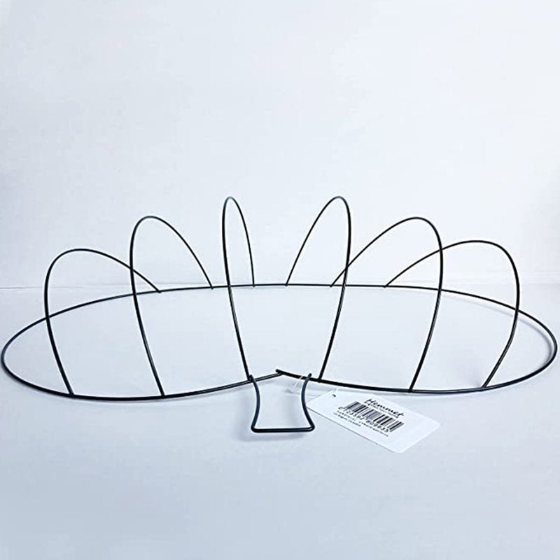 Large Pumpkin Wreath Form - Metal Wire Frame for Fall Halloween Thanksgiving DIY Decor - 4 Pieces