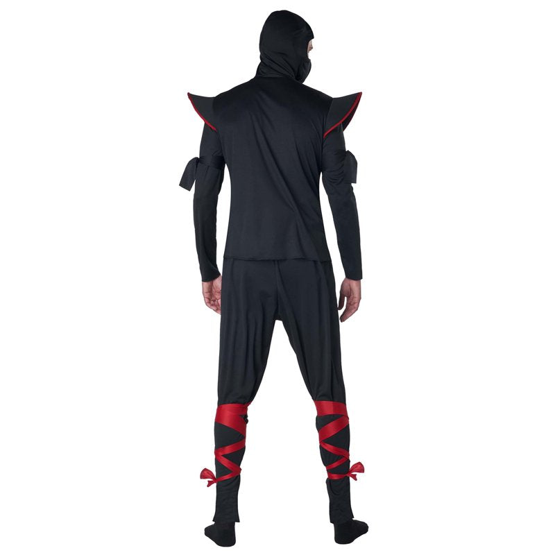 Men's Stealth Ninja Costume M - Shadow Stealth Ninja Outfit for Halloween & Cosplay