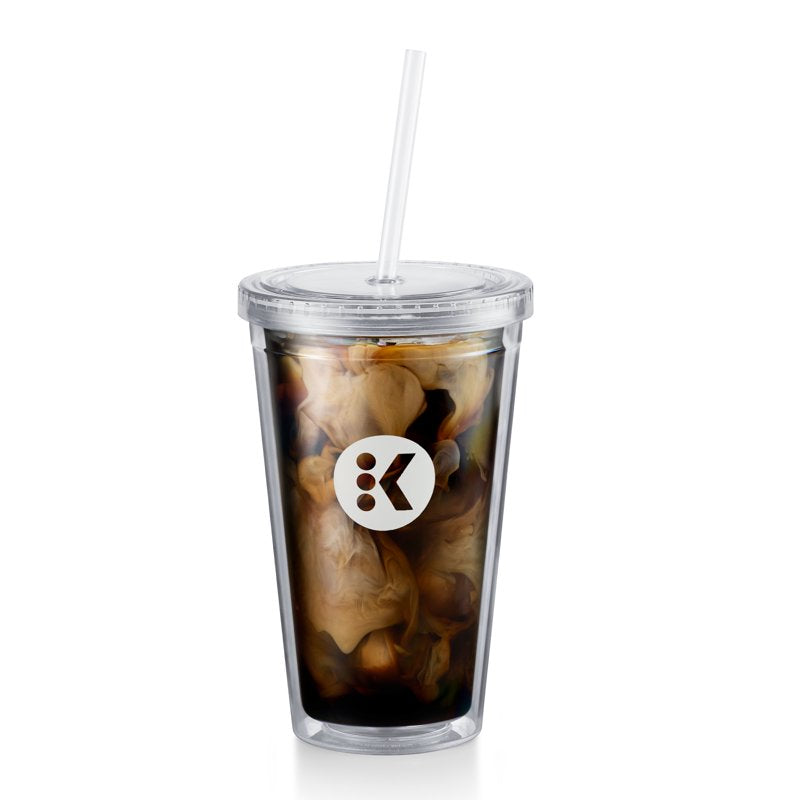 16oz Brew Over Ice Tumbler - 3 Pack, Double-Walled BPA-Free