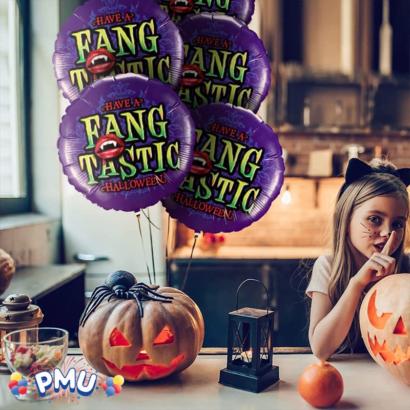 Fangtastic Halloween 18 Inch Mylar Foil Balloon - 25 Pack - Brand PMU