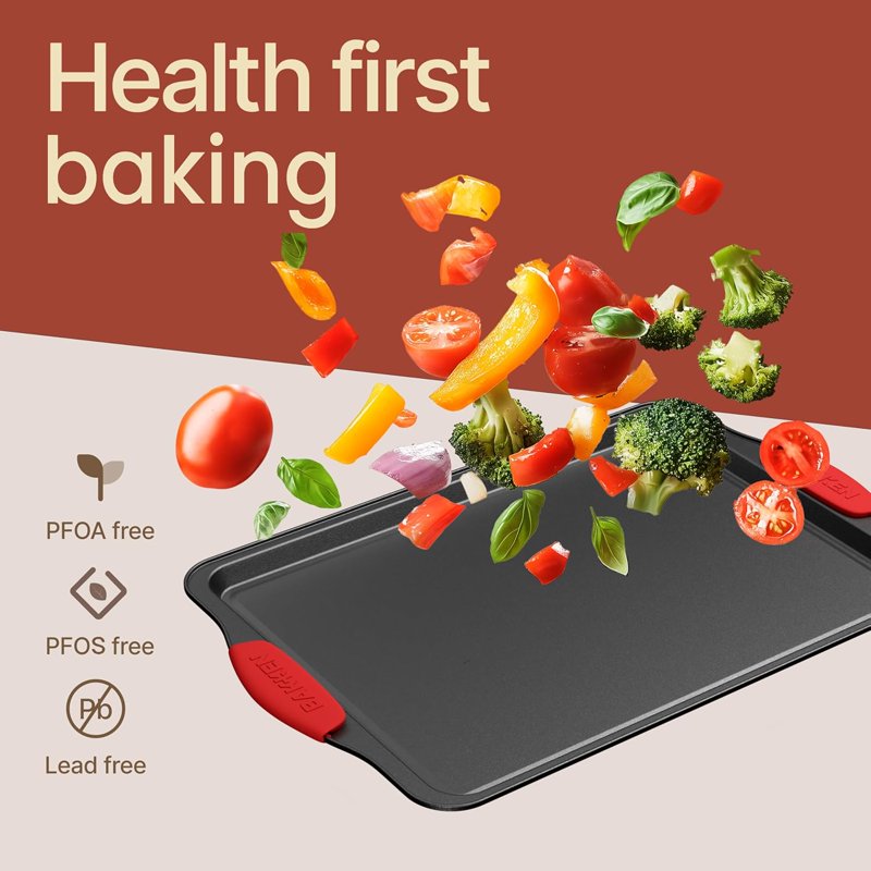 Nonstick Baking Sheet - 15.15 x 10.03 Inch - Black