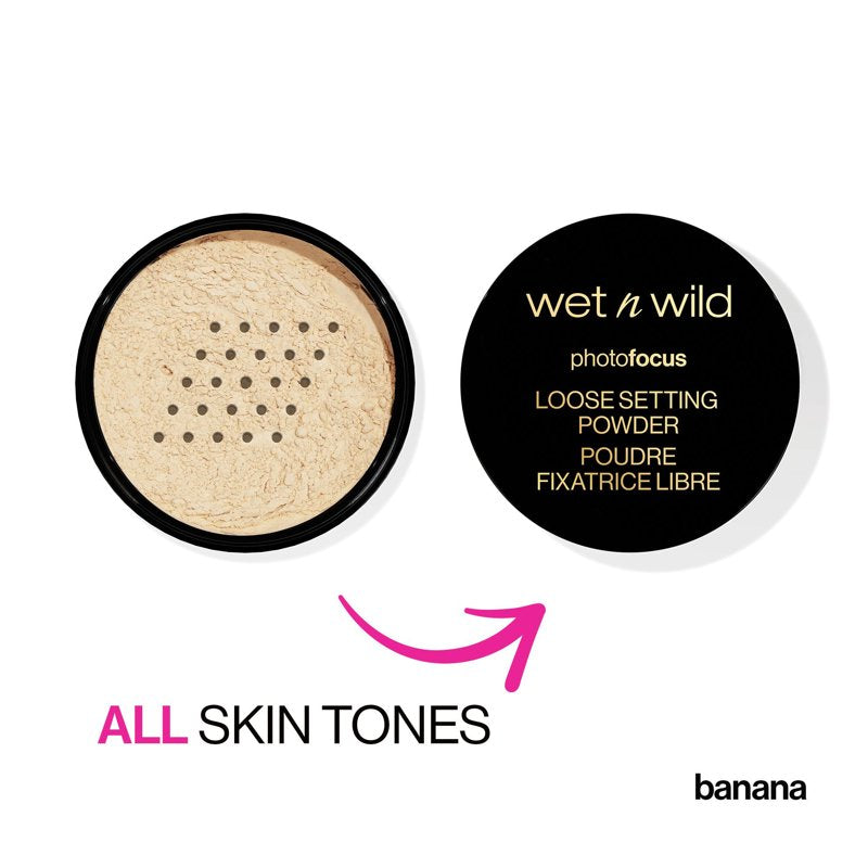 Loose Setting Powder, Banana Shade, Weightless Matte Finish, 0.7 oz
