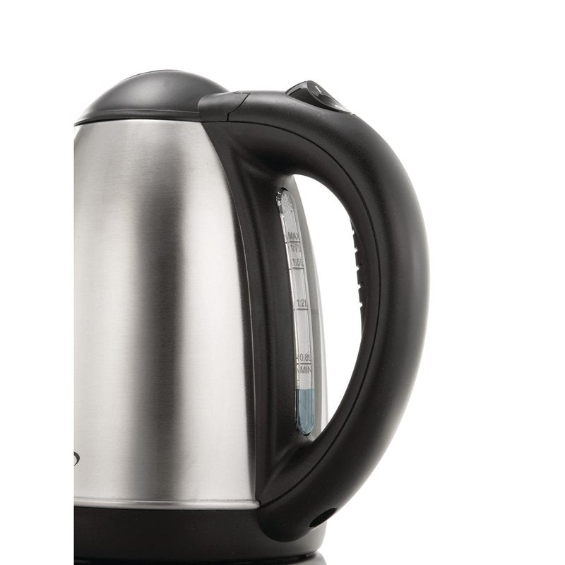 1.7L Stainless Steel Electric Cordless Tea Kettle - 1000W Brushed Finish
