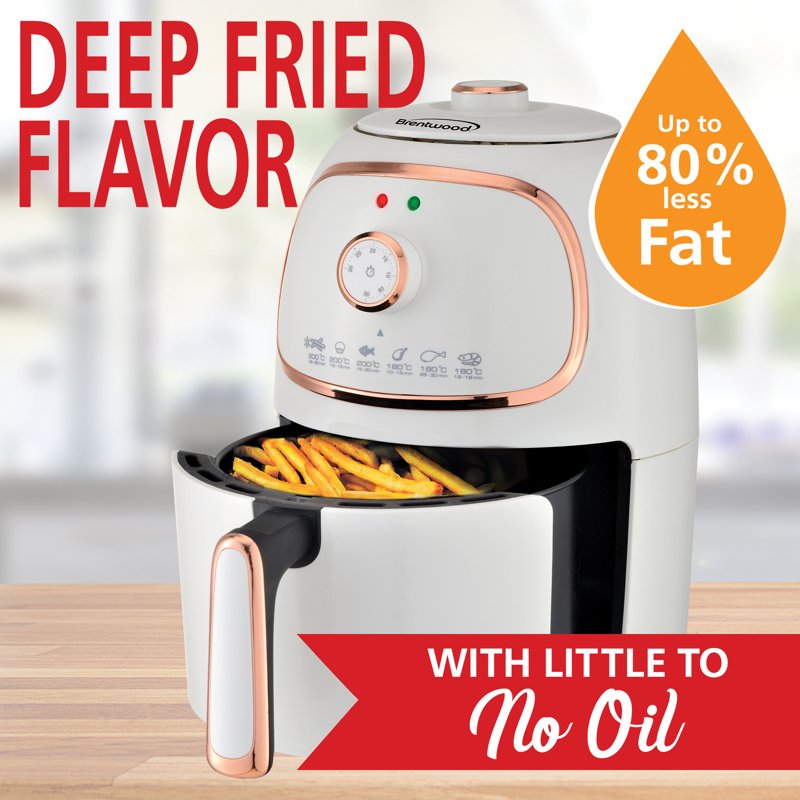 2-Qt. Electric Air Fryer with Timer & Temperature Control