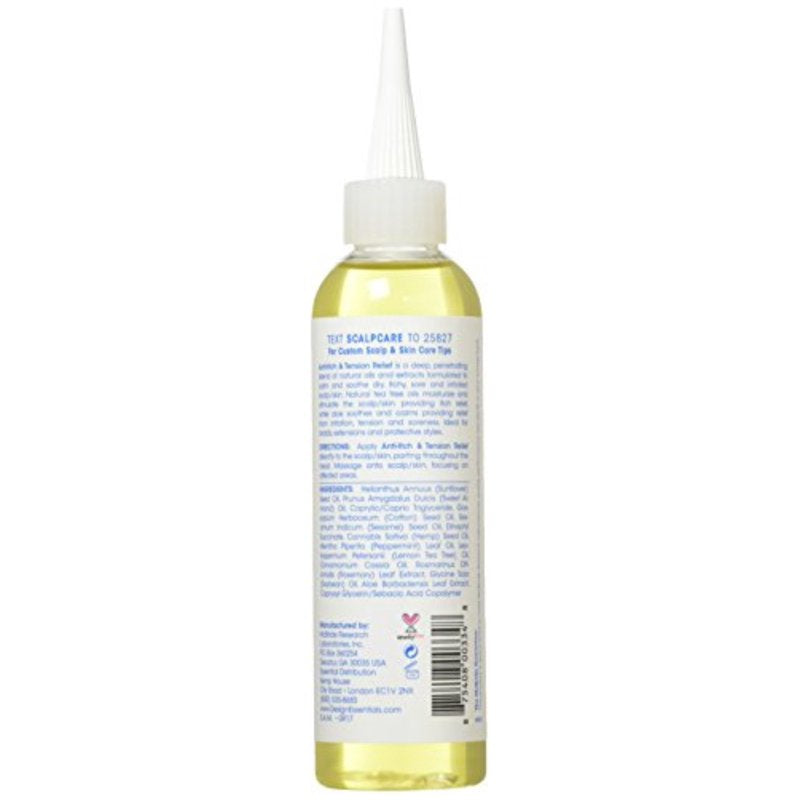Scalp Care Anti-Itch & Tension Relief Hair Oil with Tea Tree & Aloe - 3 Pack