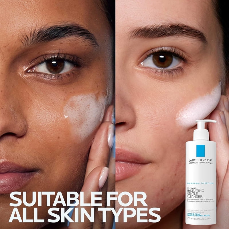 Gentle Hydrating Face Cleanser for Sensitive Skin - Multiple Sizes