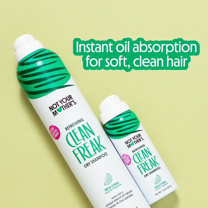 Refreshing Dry Shampoo Spray, Jumbo Size 12 oz for Oily Hair