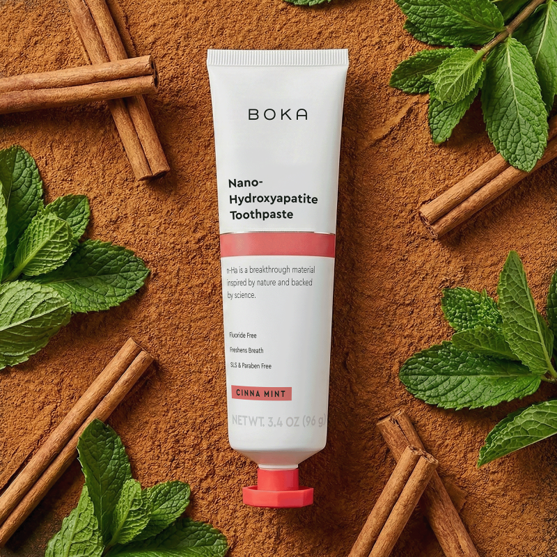 Nano-Hydroxyapatite Fluoride-Free Toothpaste for Sensitive Teeth, Cinna Mint