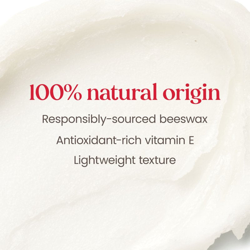 Vanilla Bean Hydrating Lip Balm - 100% Natural Beeswax Formula, 0.35 oz