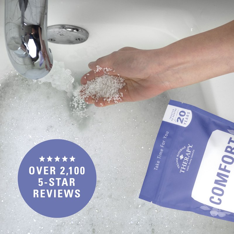 Epsom Bath Soak with Bubbles - Blueberry Citrus Scent