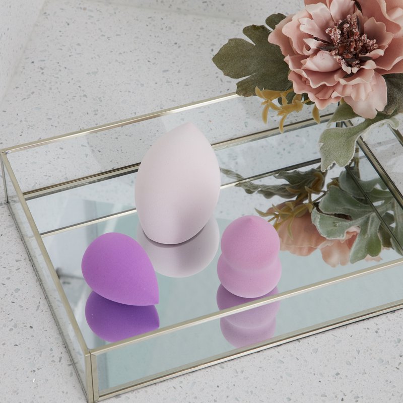Beauty Blending Sponge Set - 3pc XL & Standard Sponges
