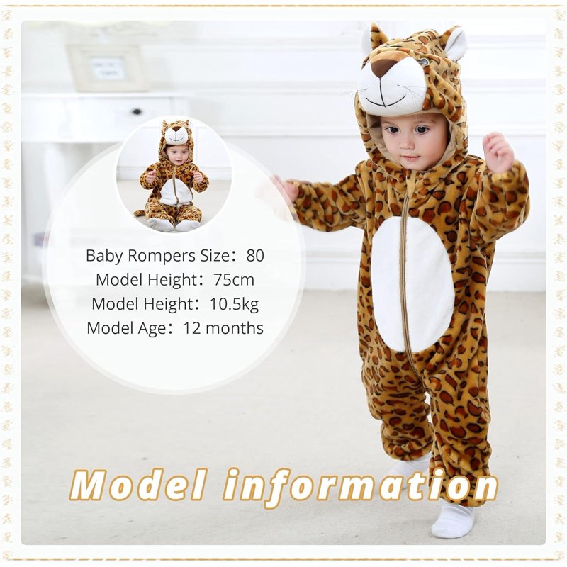 Baby Animal Costume Romper Leopard Variation of THIS listing 24-30 Months