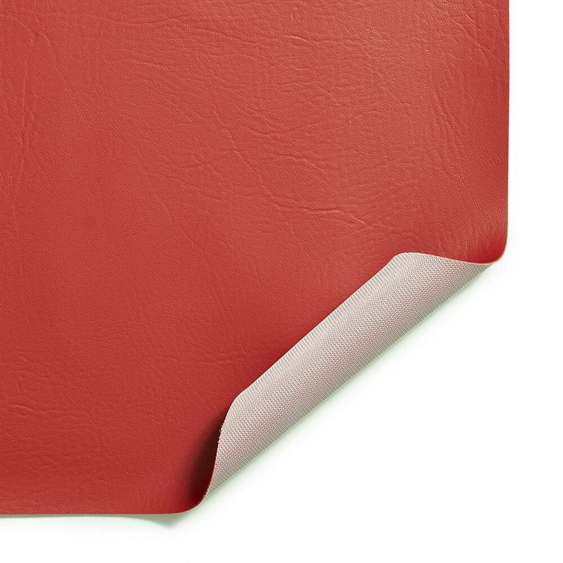Ottertex 54-Inch Burgundy Vinyl Faux Leather Fabric for Crafts & Upholstery