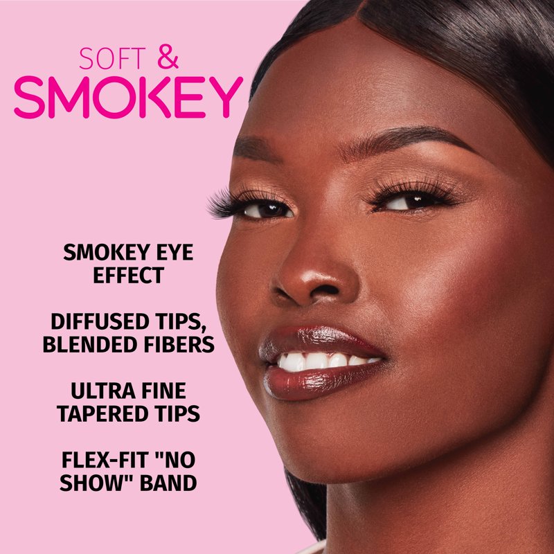 Soft & Smokey False Eyelashes - 2 Pairs for Dramatic Looks
