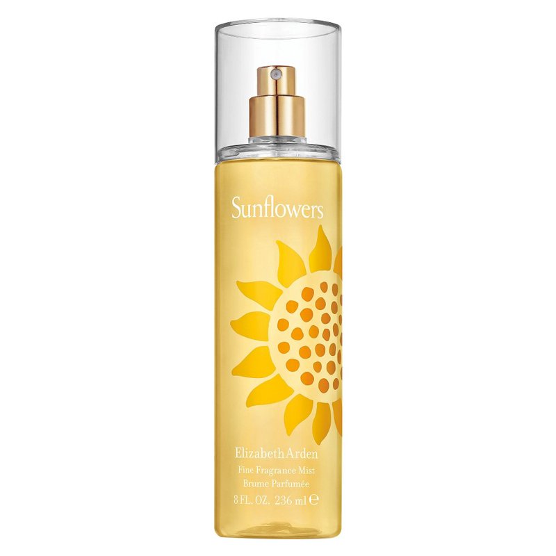 Sunflowers Fine Fragrance Mist for Women - Refreshing Floral Scent, 8 Oz