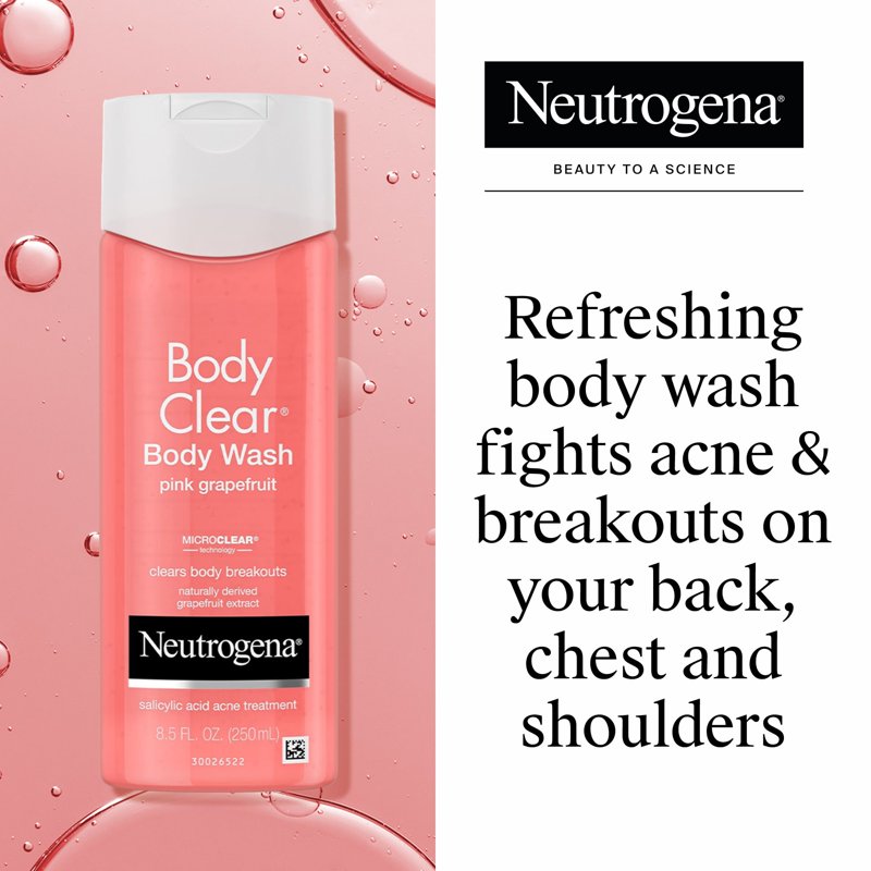 Acne Body Wash with Pink Grapefruit & Salicylic Acid - 8.5 fl oz