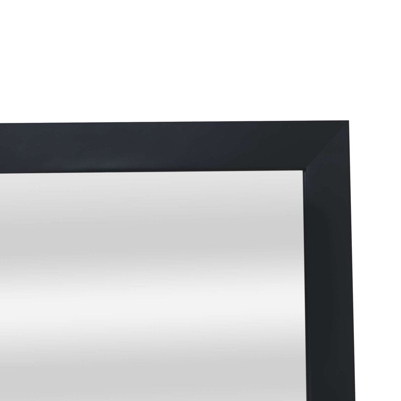 (2 Pack) Wall Mirror 16x16 Inch Black Framed Square Mirror for Bathroom Bedroom Entryway