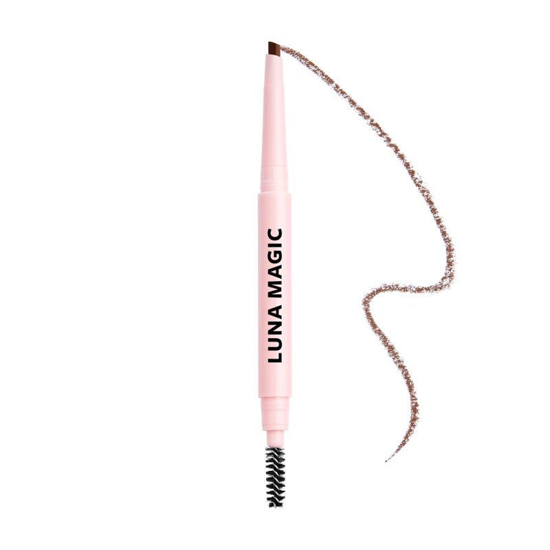 Precision Eyebrow Pencil with Spoolie Brush - 2 Pack, Brown
