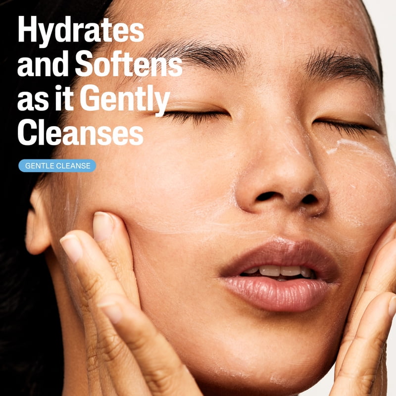 Hydrating Gentle Skin Cleanser for Dry to Normal Sensitive Skin, 2 fl oz