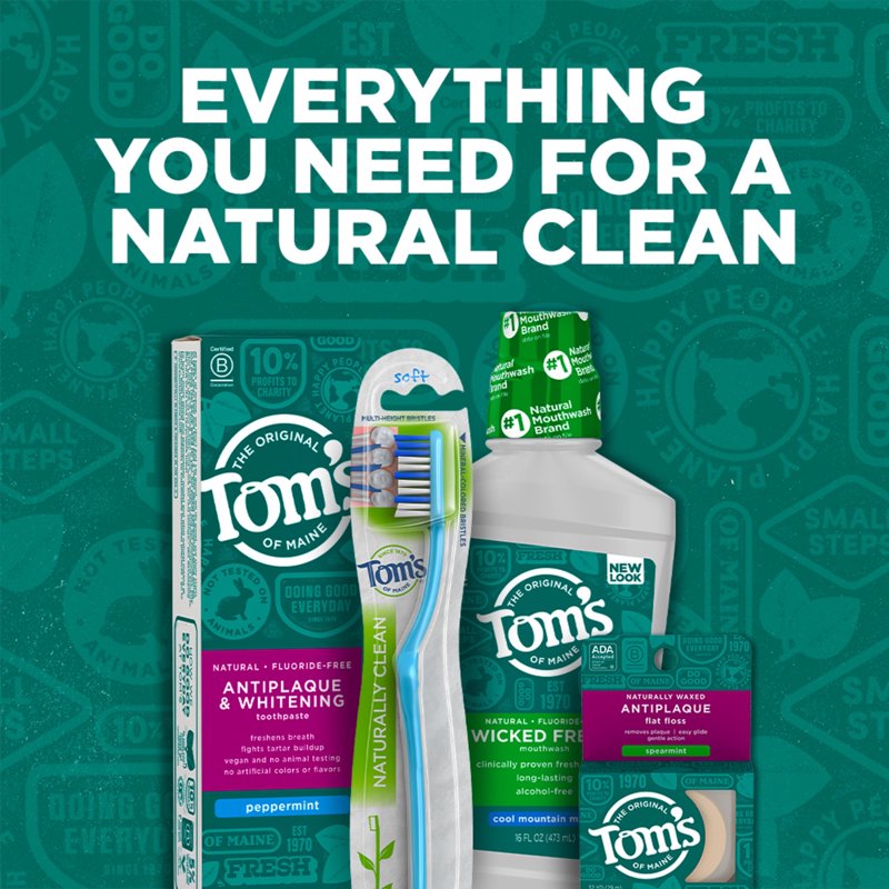 Whole Care Natural Fluoride Mouthwash, Fresh Mint, 16 oz