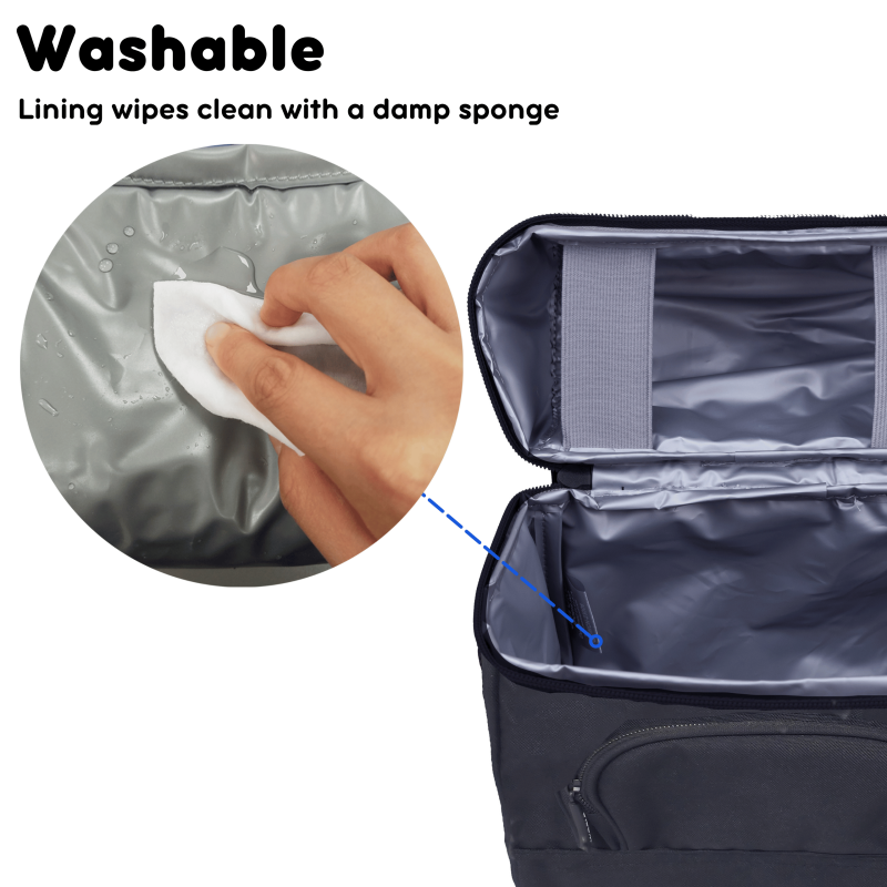 Corey Insulated Kids Lunch Bag - Black