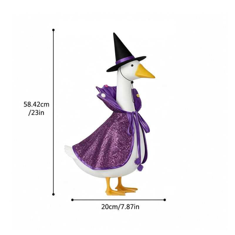 Halloween Pumpkin Dress for Lawn Geese - Fall Yard Decor I