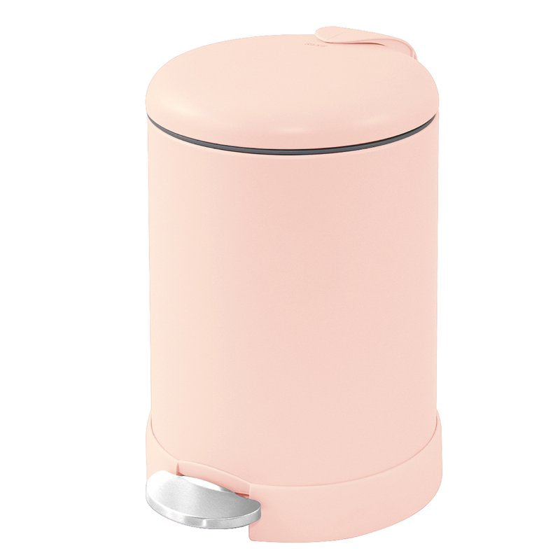 1.2 Gallon Stainless Steel Bathroom Trash Can - Pink