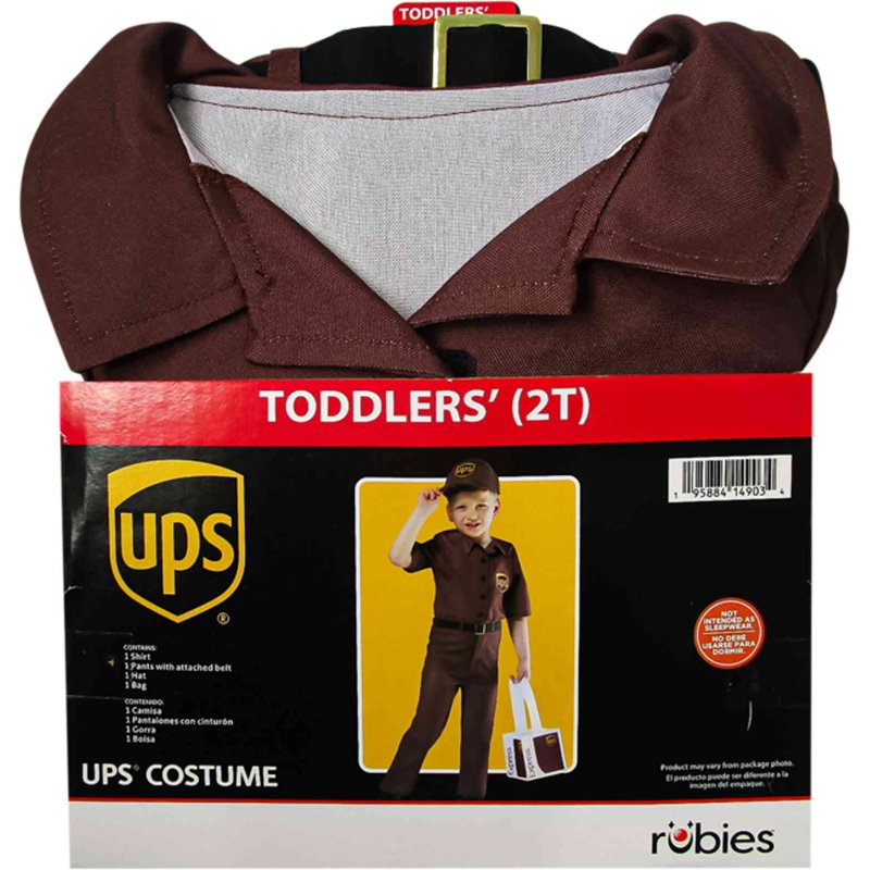 Children's UPS Halloween Costume S - Boy's Size 6/7 by Rubies